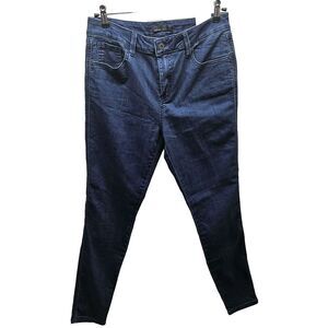 PRANA Womens Blue Dark Wash Skinny Jeans Size 10